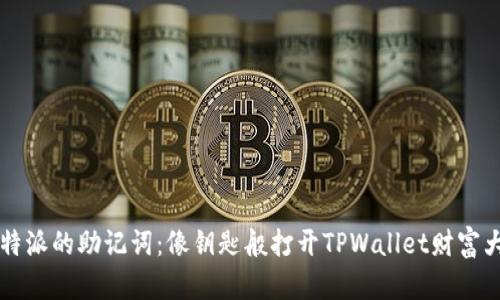 比特派的助记词：像钥匙般打开TPWallet财富大门